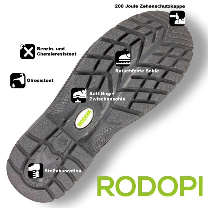 Rodopi® AIRGEE-Protect Veiligheidsschoenen S3 - Werkschoenen Maat 40