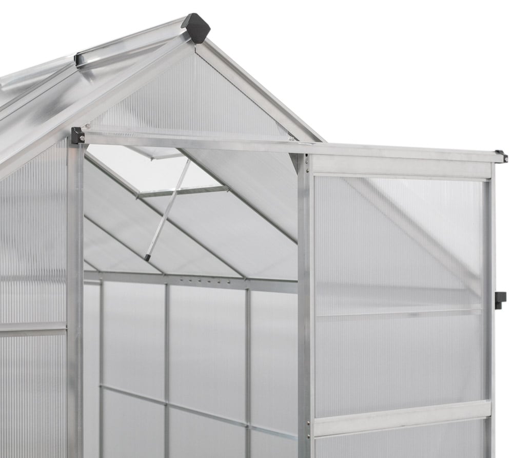 Westmann Aluminium kas Flora 68 - Zilver - 252x192x201cm