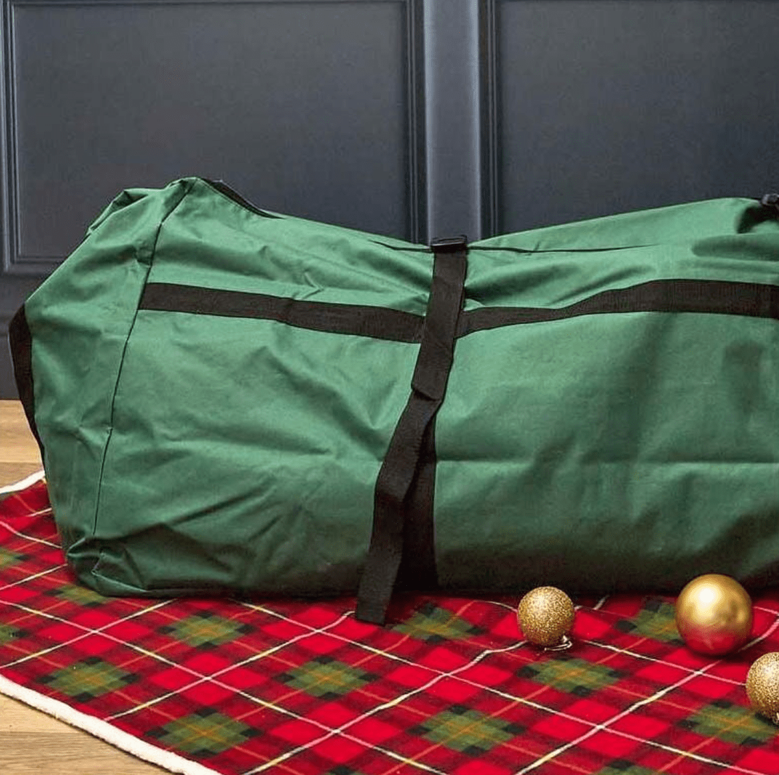 Zwaar uitgevoerde Kerstboom Opbergtas XXL 150x61x61 cm - Groen