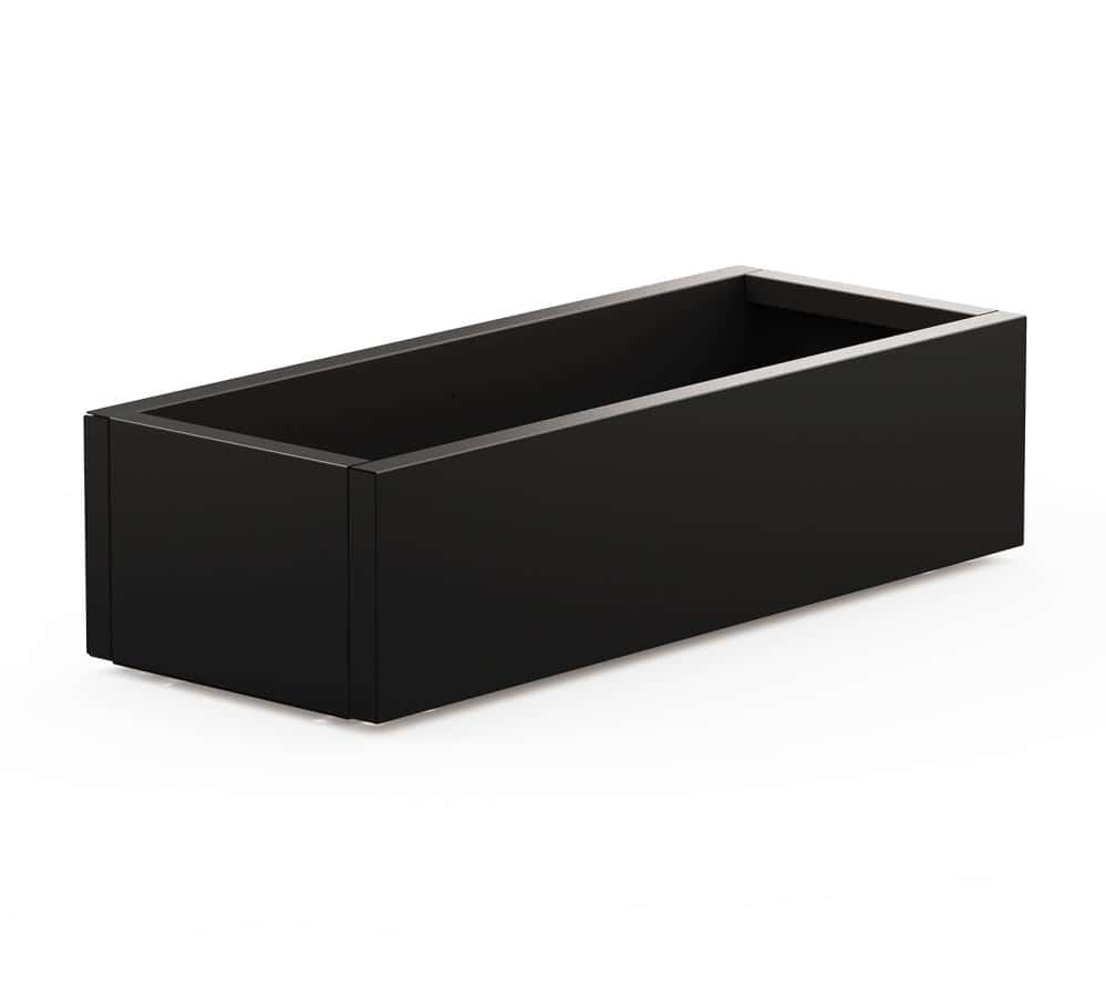 Herstera Garden XIC M - Metalen Plantenbak 100x40x25 cm - Hout