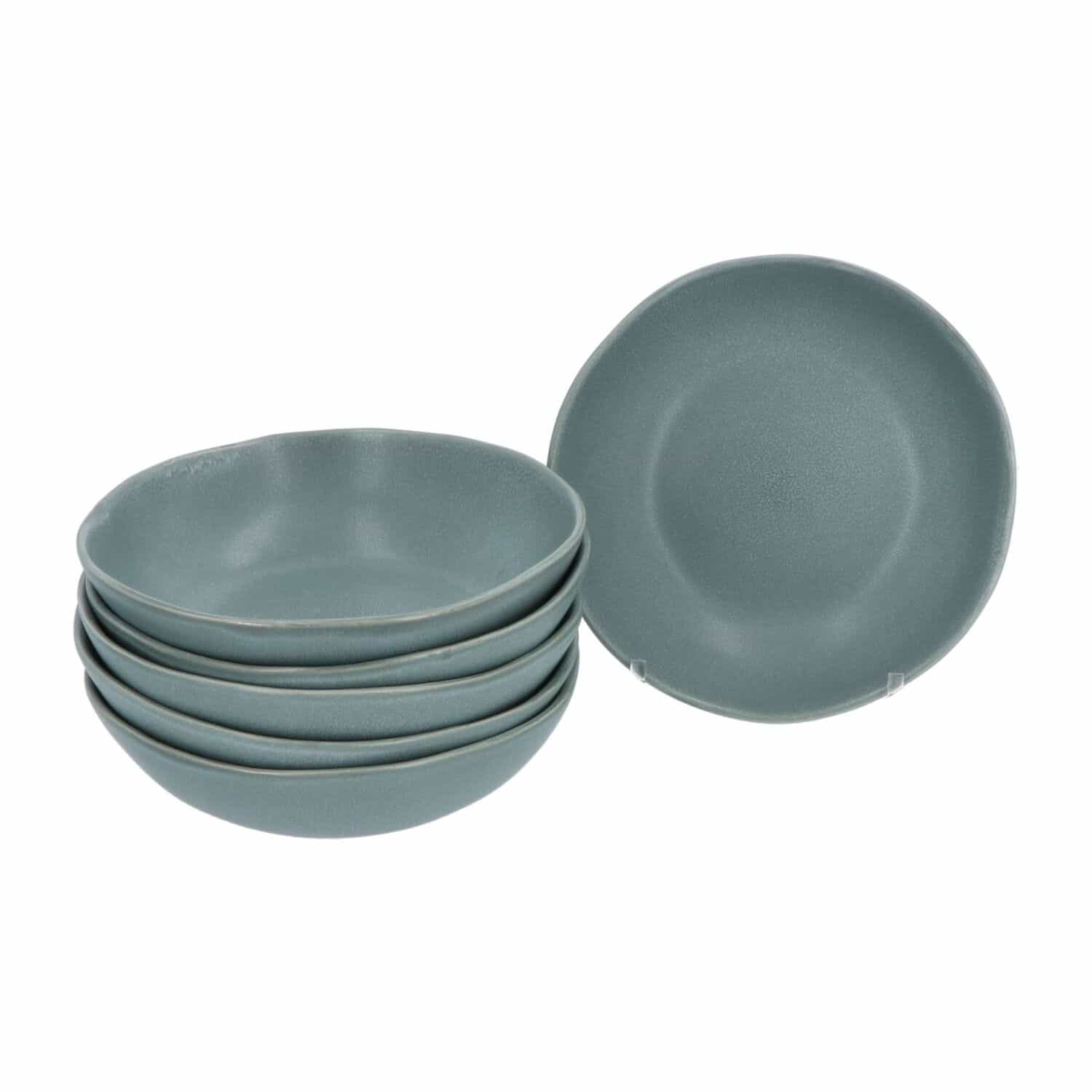 Aardewerk Servies Spring Grey 6 persoons 18-delig - Grijs