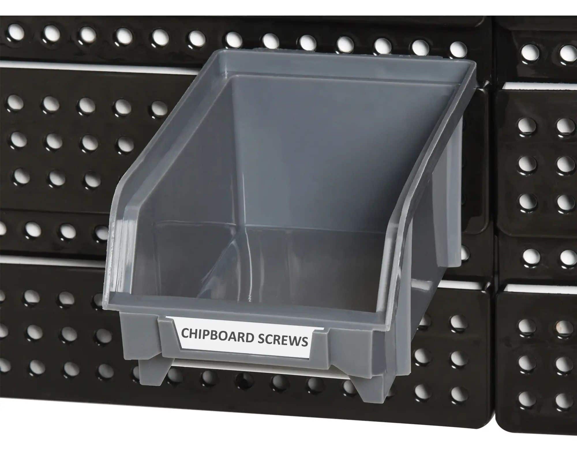 4goodz Gereedschapswand 63x37 cm met 30 bakjes in 2 maten - Rood