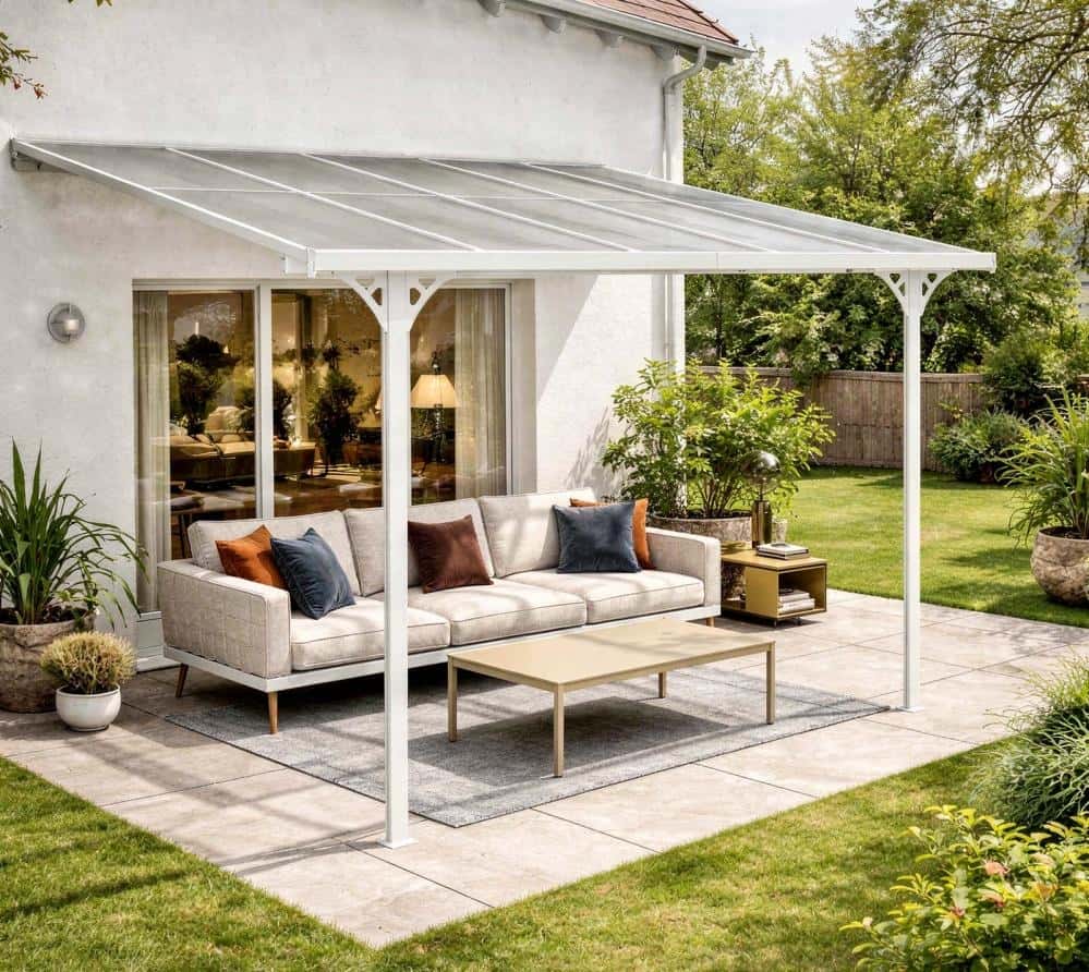 Westmann Terrasoverkapping Bruce 313 - 300x313 cm - Wit