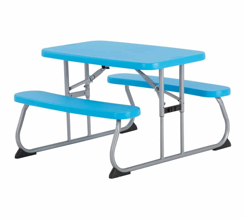 Kindertafel Lifetime Blauwe Opvouwbaar - Picknickset - Blauw