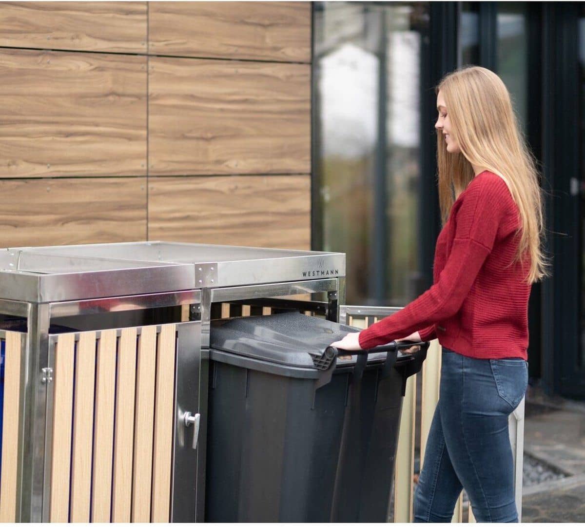 Westmann Containerombouw WMHHWTC-51 - met Bloembak - 84 x 134 x 125 cm