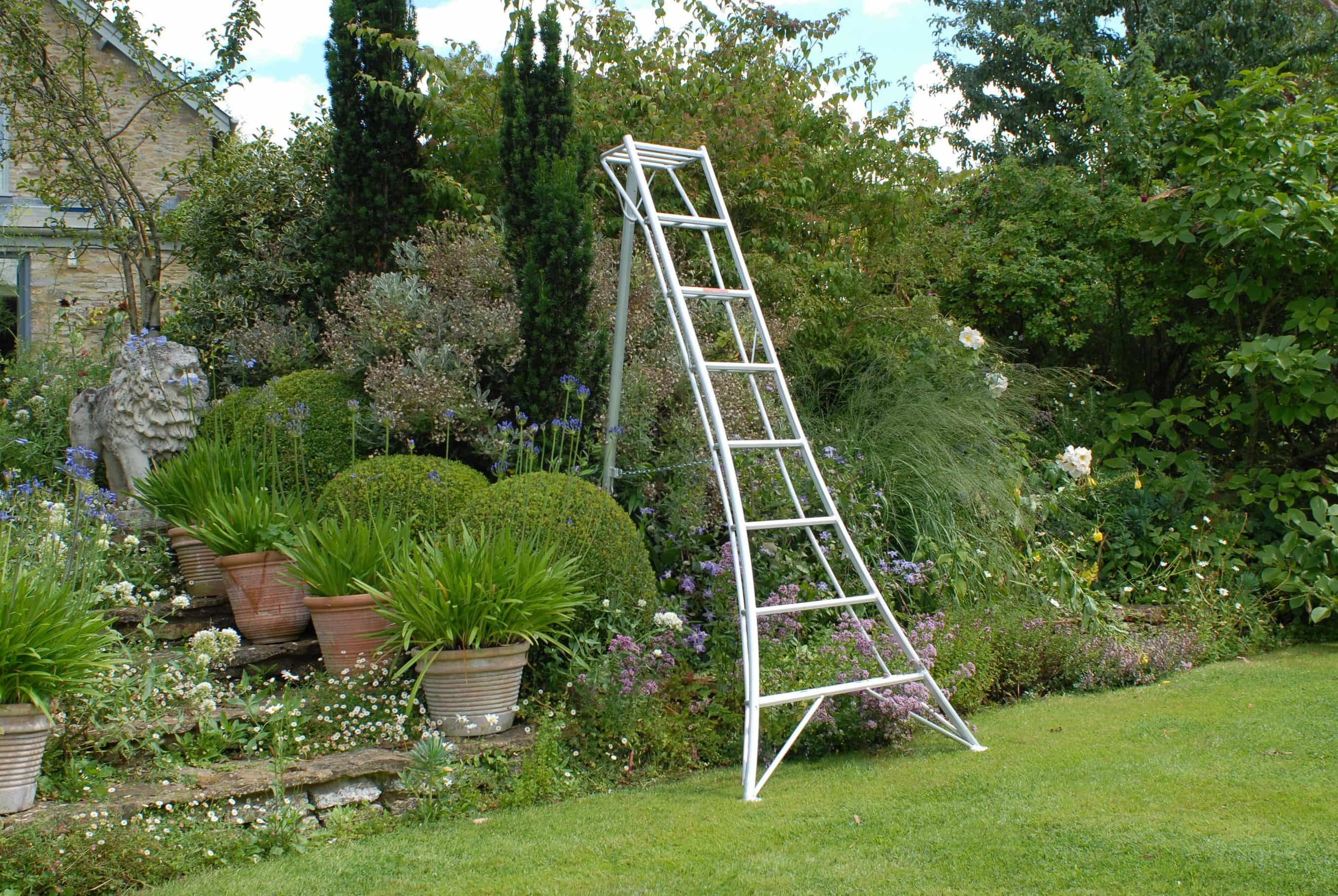 Niwaki Driepoot Tuinladder 240 cm Snoeiladder Tripod Ladder - Plukladder
