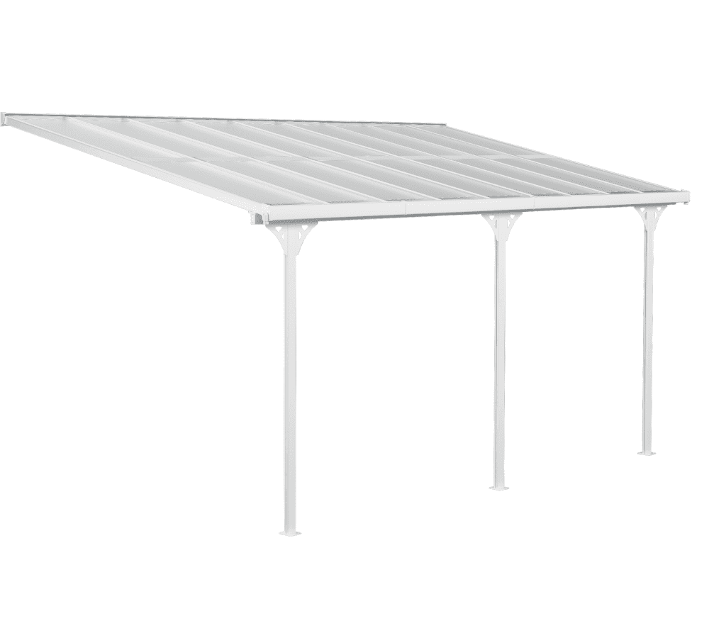 Westmann Aluminium Terrasoverkapping Bruce SI06108W - 300x556x270 cm - Wit