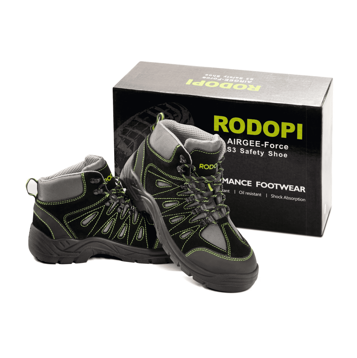 Rodopi® AIRGEE Force S3 Veiligheidsschoenen - Werkschoenen Maat 44