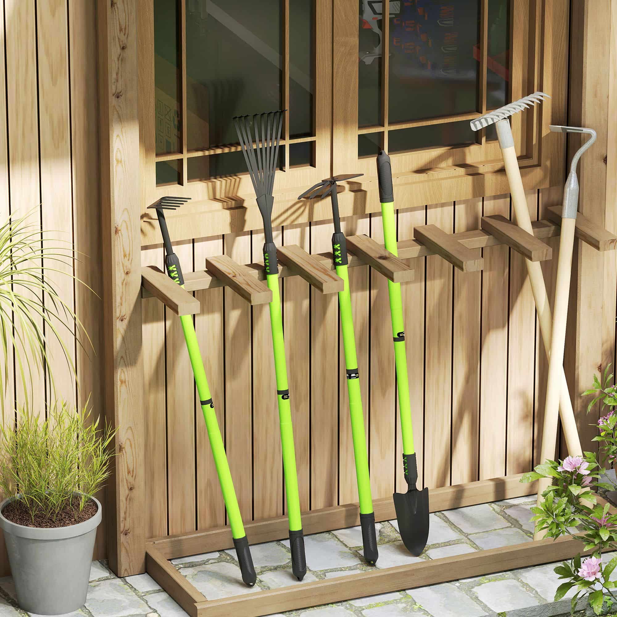4goodz Uitschuifbare Tuingereedschapset 4 Stuks met Scheppen en Harken
