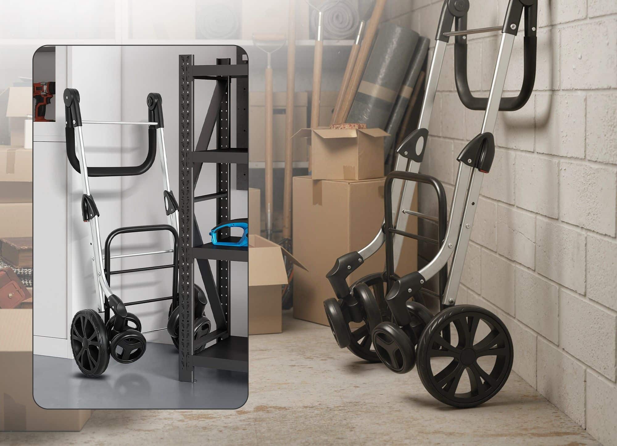 4goodz Boodschappentrolley met Koelvak - 46 liter - Grijs