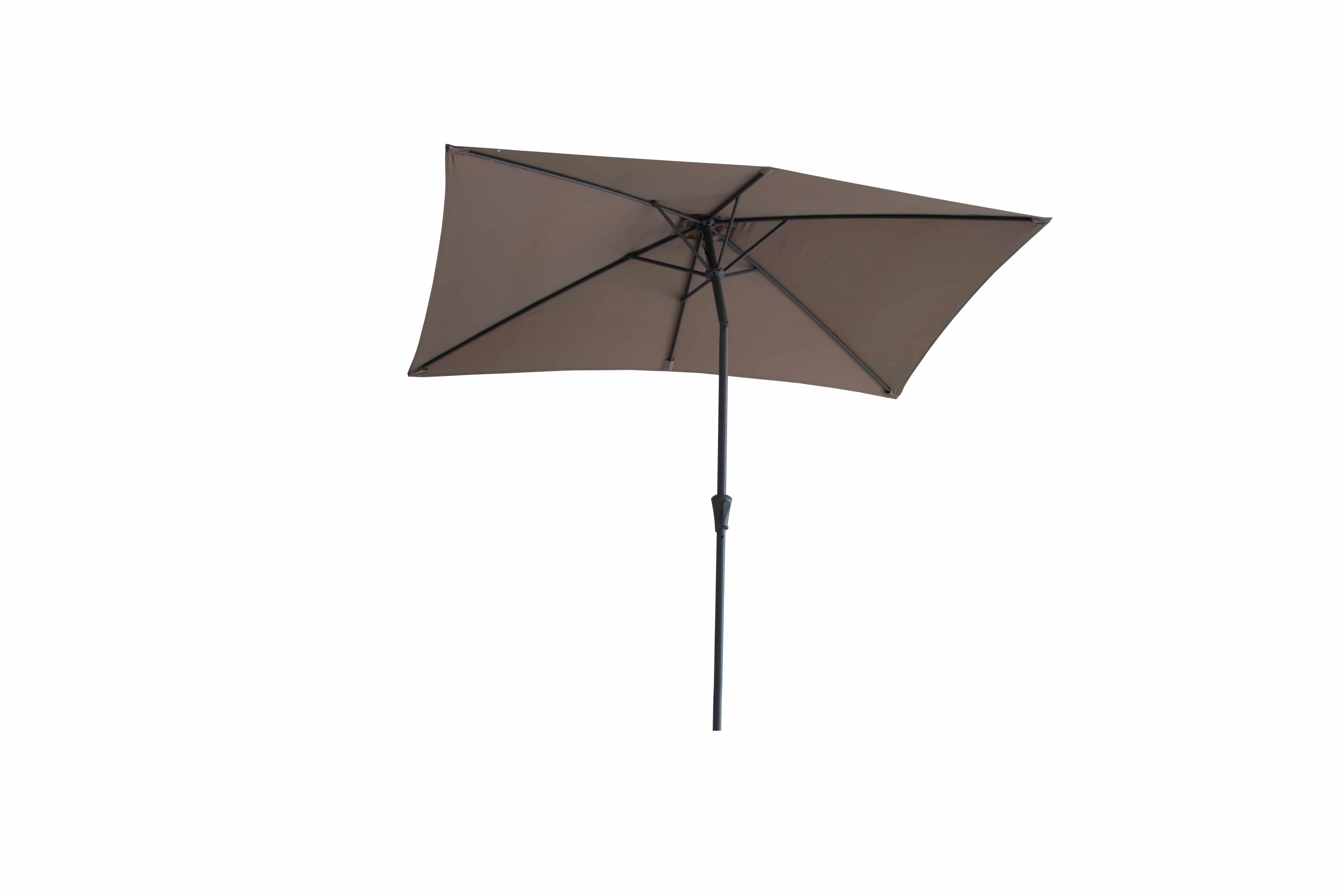 4gardenz® Parasol Rechthoek 150x250cm Kantelbaar Balkonparasol Taupe