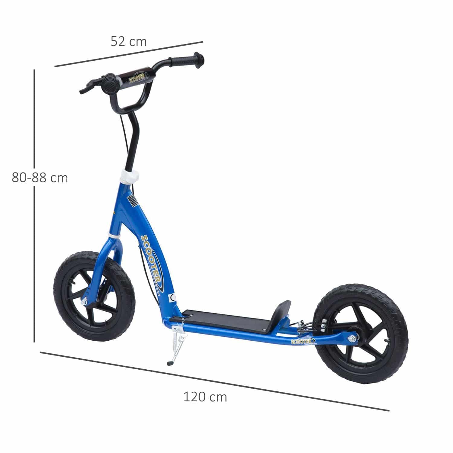 Scooter Step hoogteverstelbaar 12 inch - Blauw