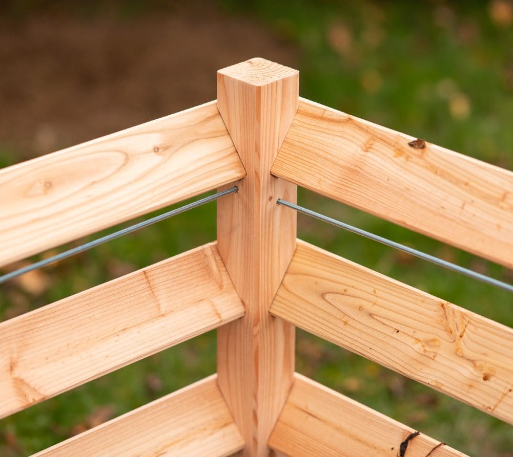 Westmann Compostbak hout Konni S - 85x85x80 cm Westmann Compostbak hout Konni S - 85x85x80 cm