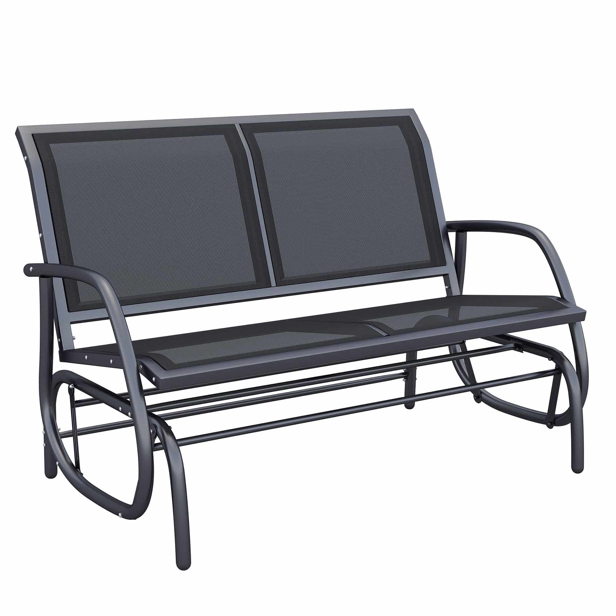 4goodz Tuinbank Schommelbank 3-Zits - max. 300 kg - Zwart
