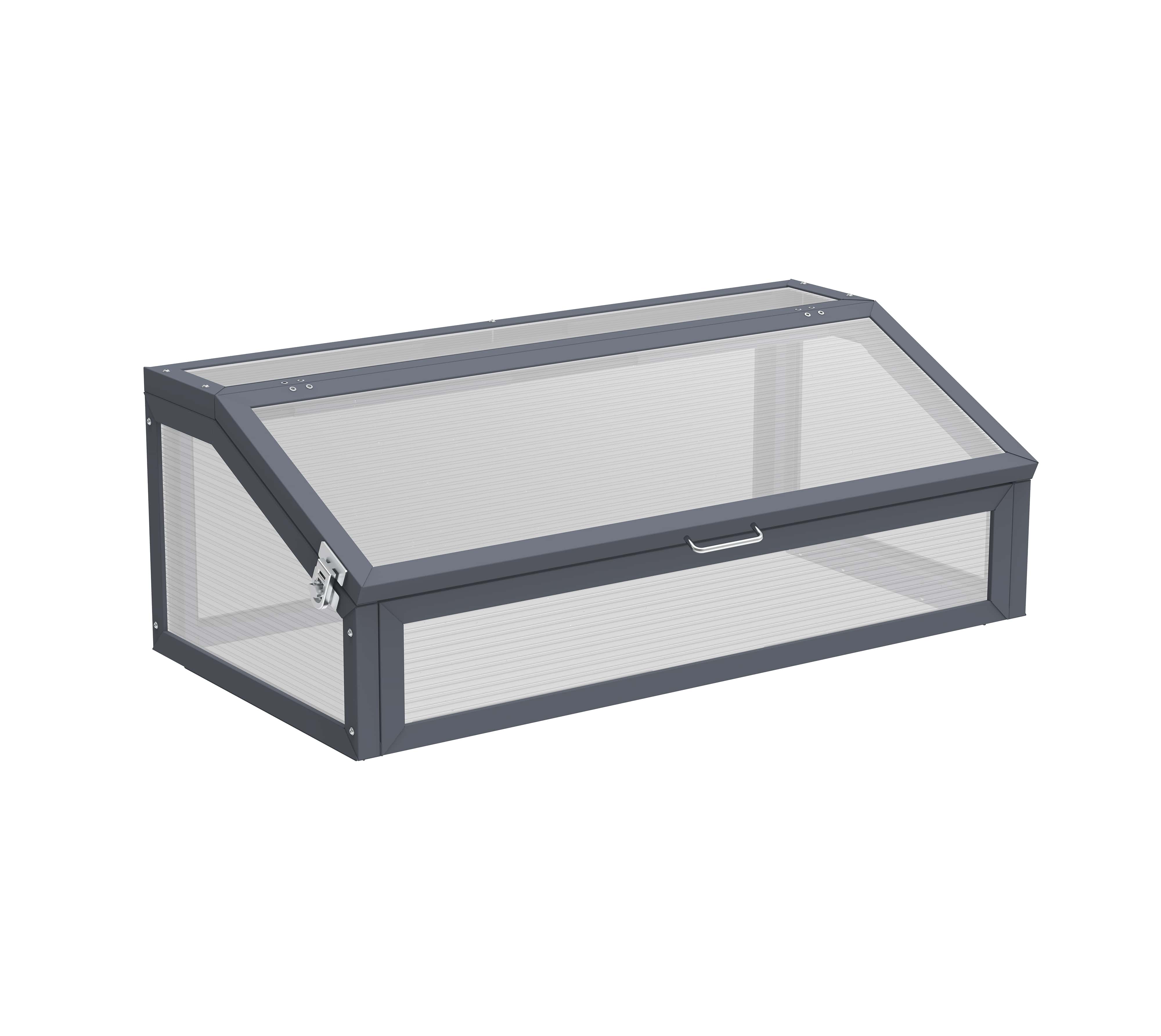 Westmann Tega Kweekkas Metaal 100x50x36 cm - 8mm Polycarbonaat platen