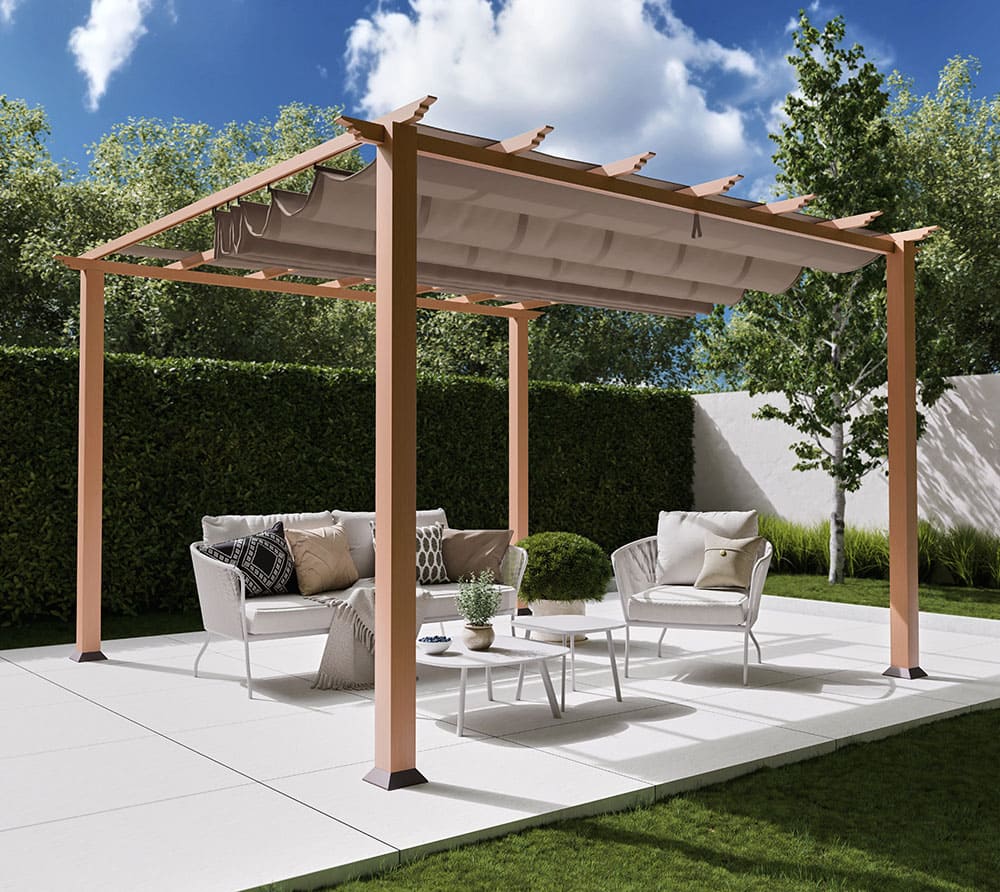 Paragon Outdoor Aluminium Paviljoen - Pergola - 350x350x235 cm