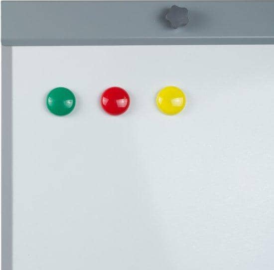 BüroMi MDF Hoogt verstelbare Flipover met Toebehoren 65x100cm - Hoogte 120-185cm