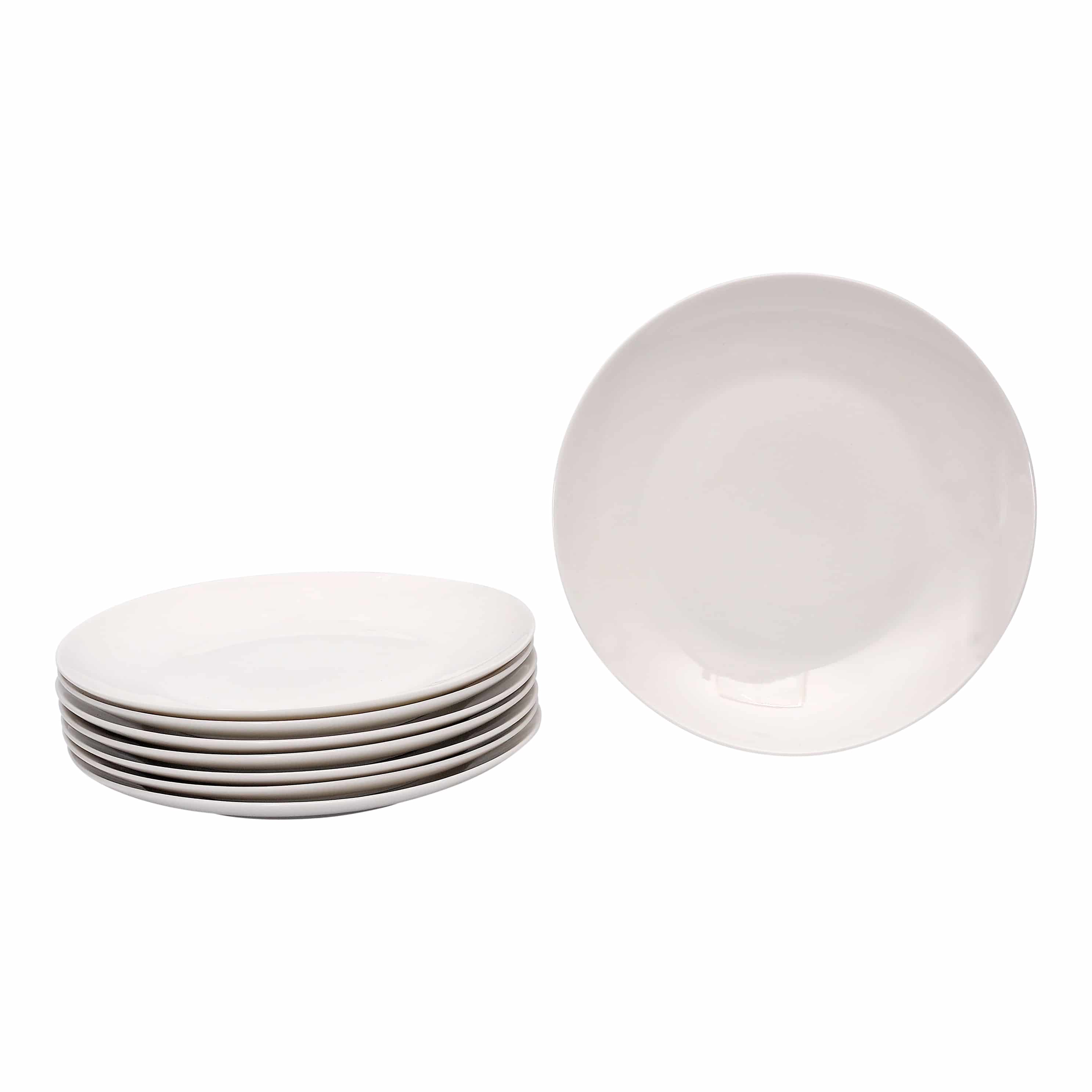 Luzzo® Cardiff Serviesset 8 persoons - 48 delig servies - Wit Porselein