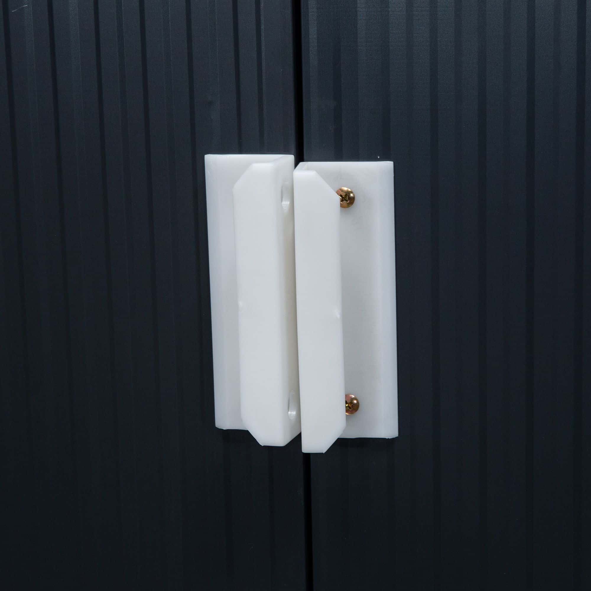 4goodz Gereedschapsschuur Metaal 130x213x185 cm - Donkergrijs