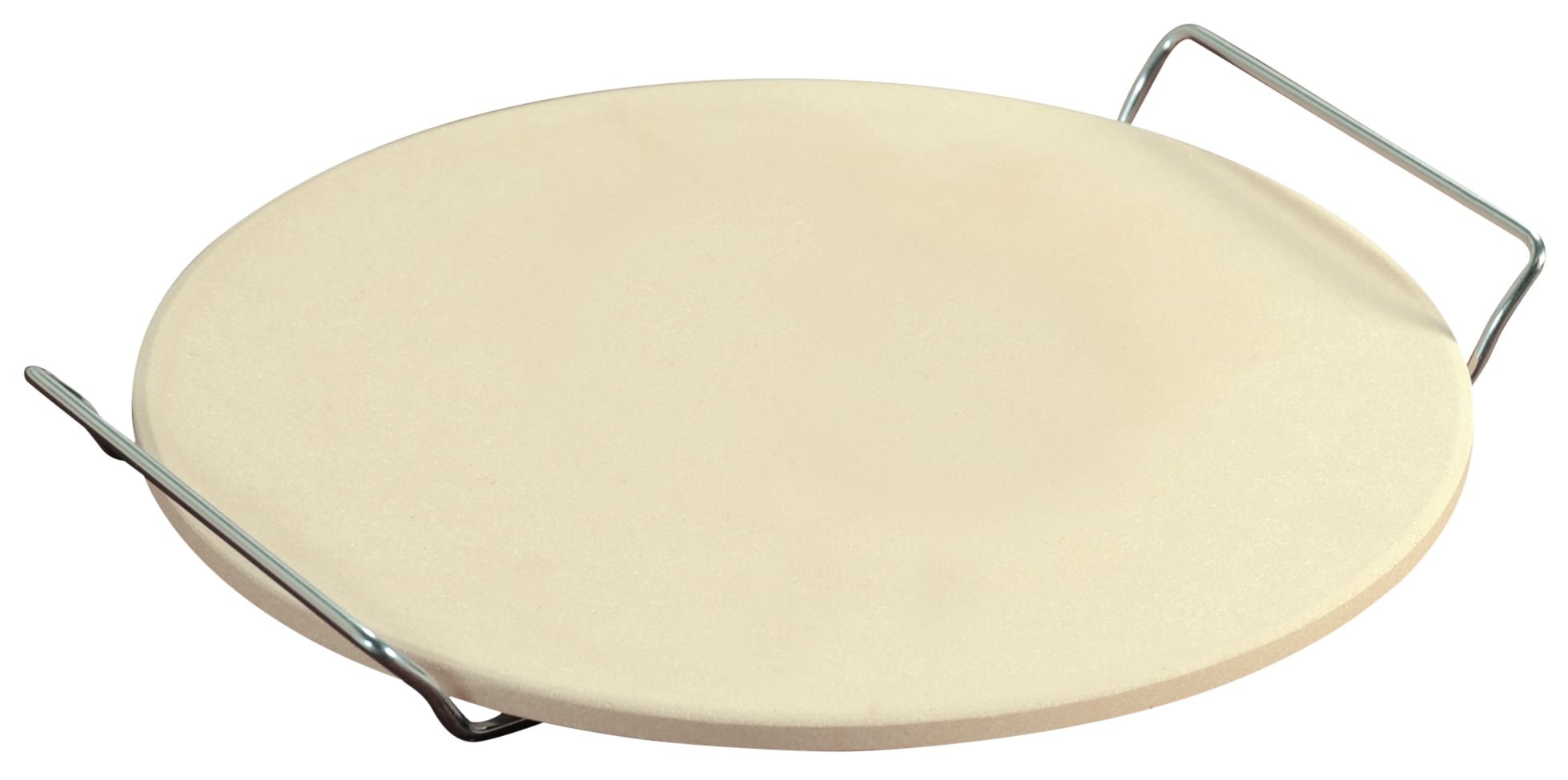 Pizzasteen Keramisch - Handvaten 33 cm doorsnede