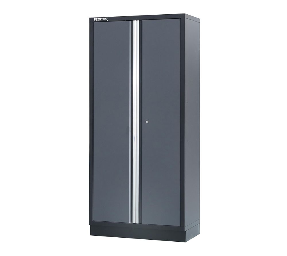 Feistos Werkplaats Gereedschapskast Dubbele deur hoge kast Apollo Solo 2 Grijs/Zwart Feistos Werkplaats Gereedschapskast Dubbele deur hoge kast Apollo Solo 2 Grijs/Zwart