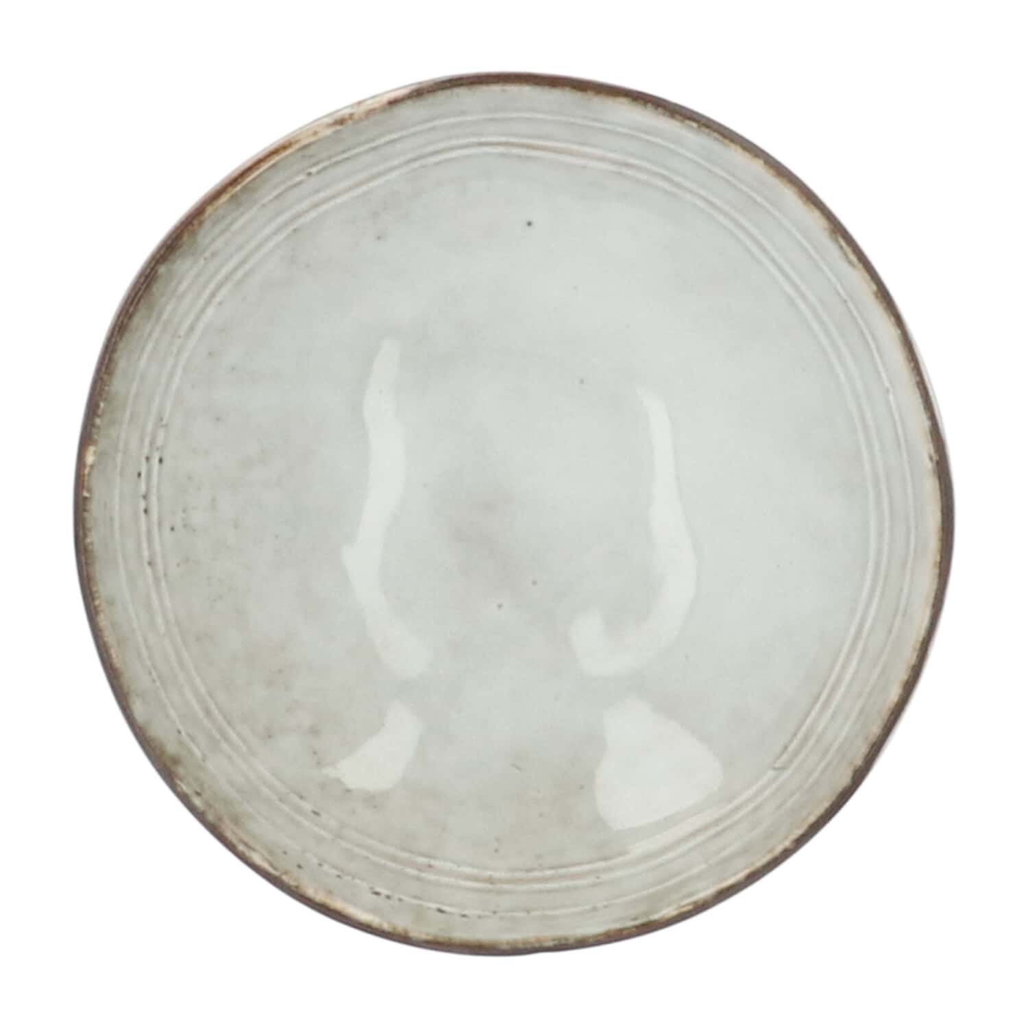 Aardewerk Serviesset Flower Beige 6 persoons 18-delig - Beige