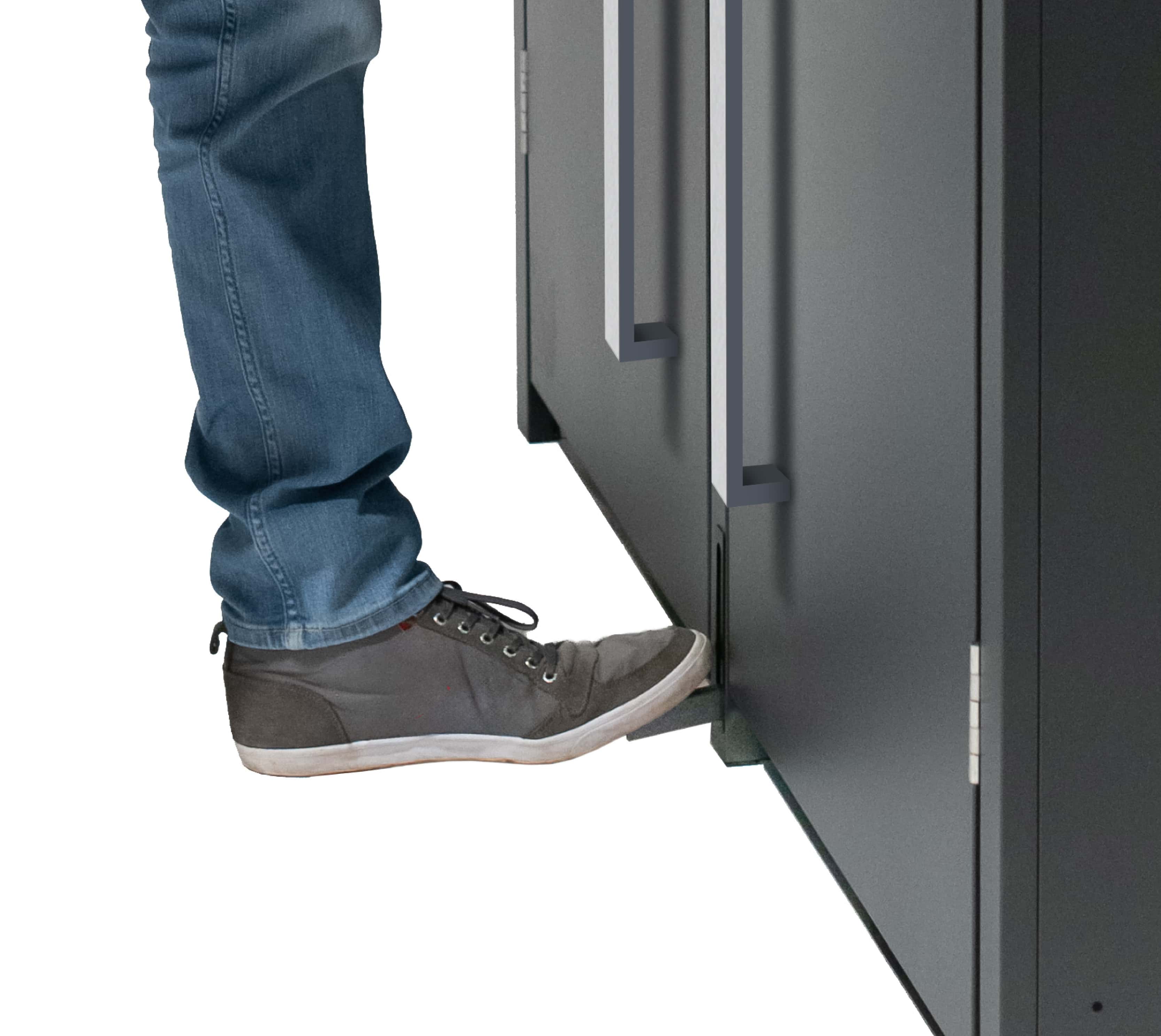 Westmann Pedura-3 Metalen Containerombouw met Pedaal bediening - 3 kliko's - Antraciet