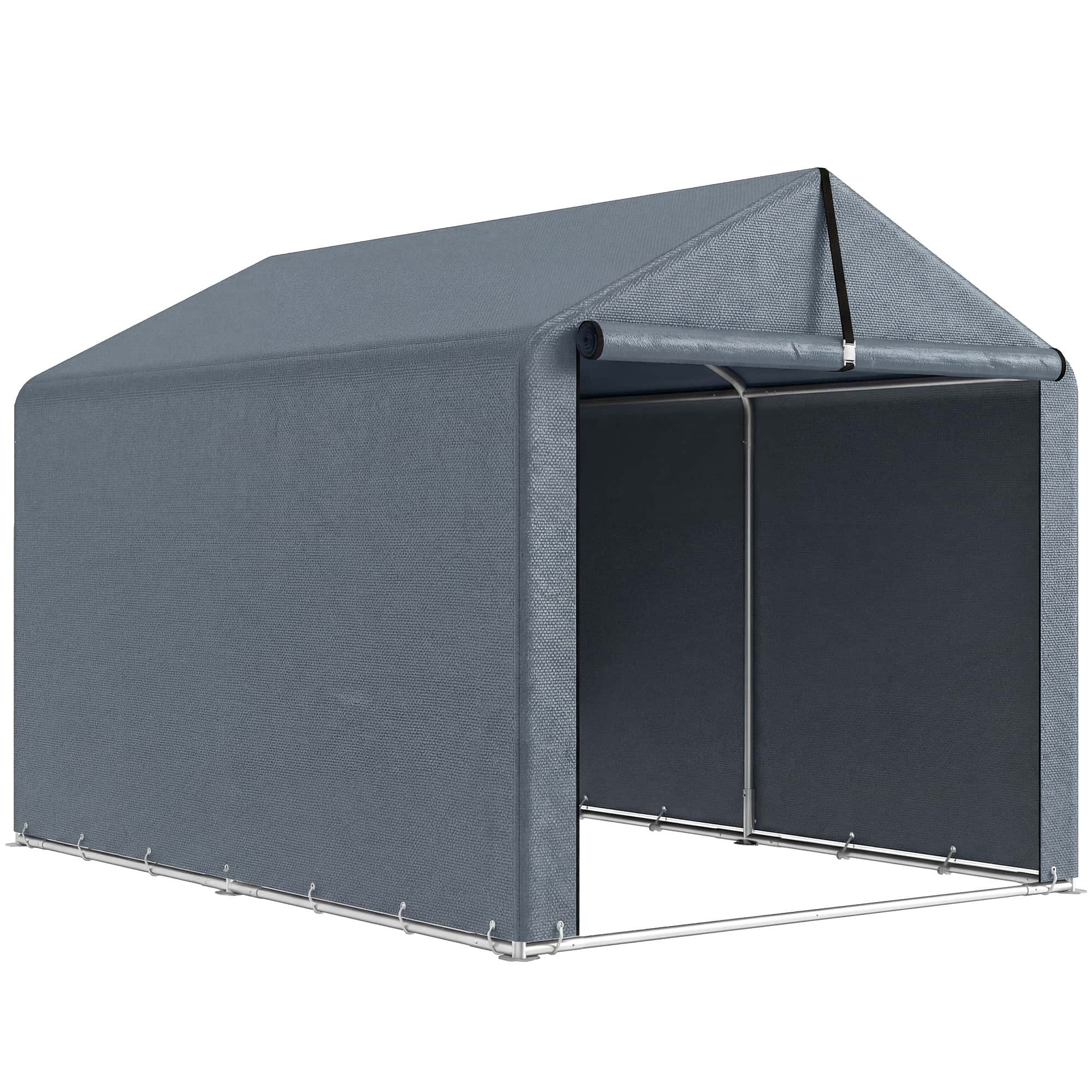 4goodz Opslagtent Weersbestendig voor fietsen of gereedschap 221x162x163 cm