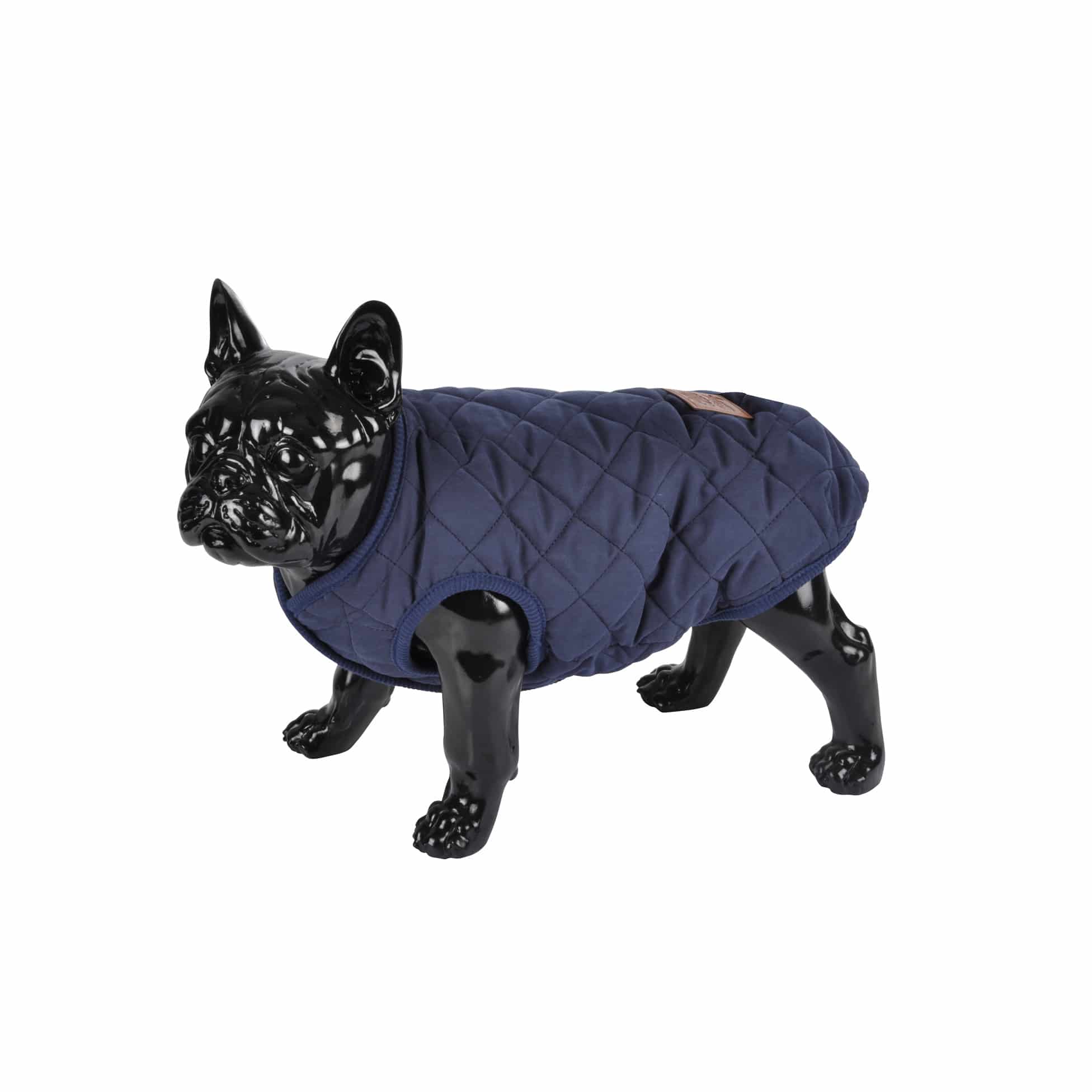 4goodz winterjas bodywarmer voor honden quilted gestikt 40 cm - Blauw