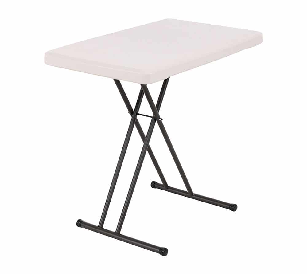 Lifetime® Opvouwbare Campingtafel Bijzettafel Hoogte Verstelbaar - 49x76x53 cm