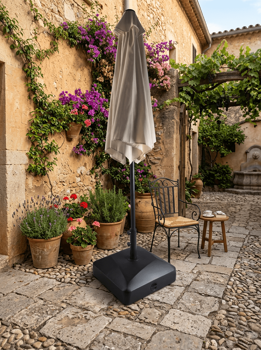 4gardenz Parasolvoet met Wielen voor Ø38/48mm parasols - max 70 kg