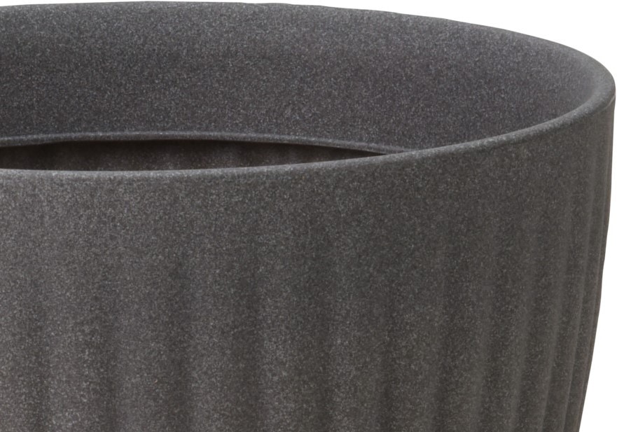 4goodz Bloempot Rond voor buiten Rome hoog - 40x60 cm - Grijs