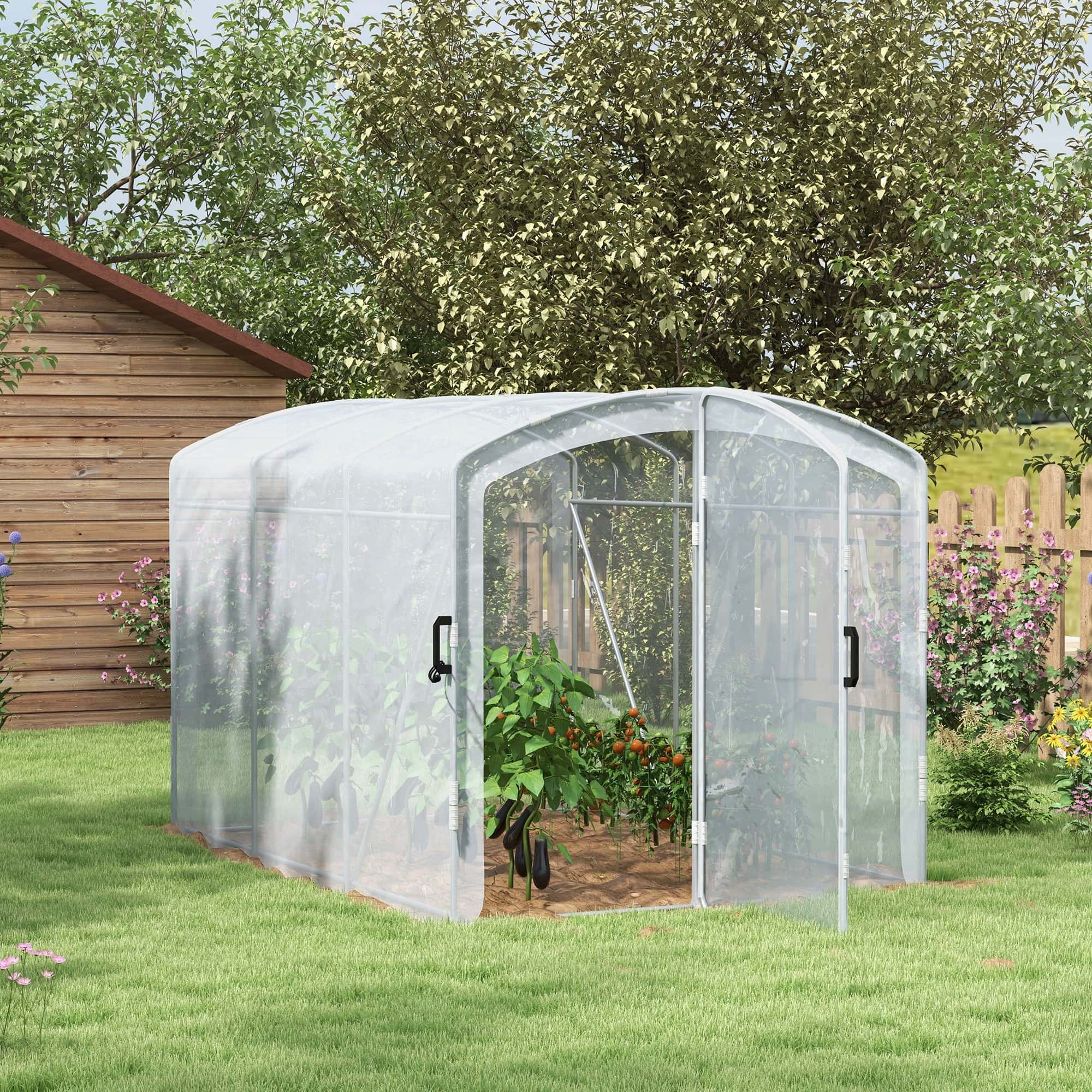 4goodz Foliekas 3x2x2 m tunnel inloopkas kweektent - Transparant