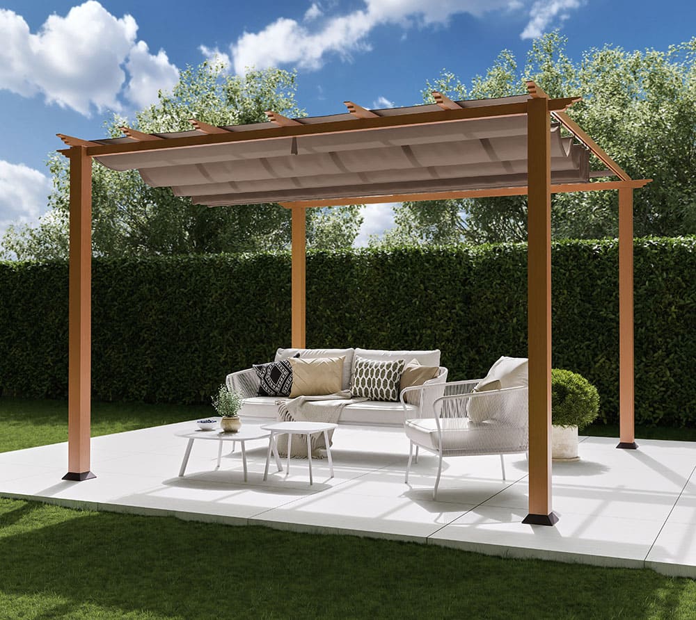 Paragon Outdoor Aluminium Paviljoen - Pergola - 350x350x235 cm