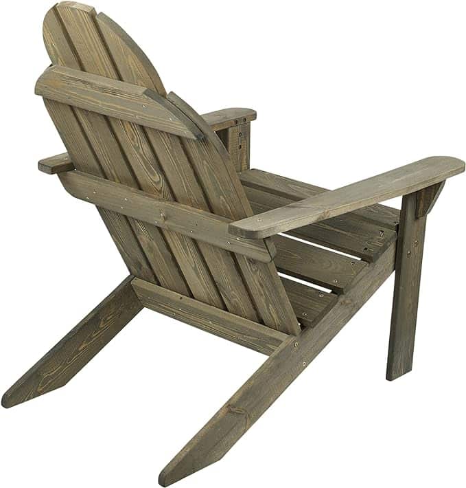 Stabiele Canadian Deckchair Houten Tuinstoel - Bruin