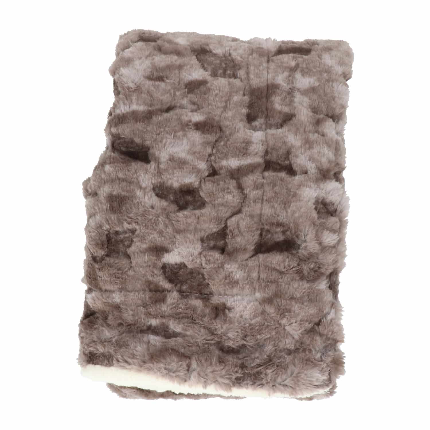 4goodz Eskimo super Zachte en Grote Fleece Plaid - 125x150 cm - Grijs