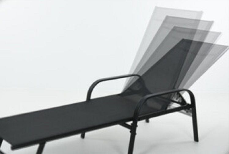 Comfortabel Verstelbaar Ligbed - Ventilerend - 195x60 cm - Zwart