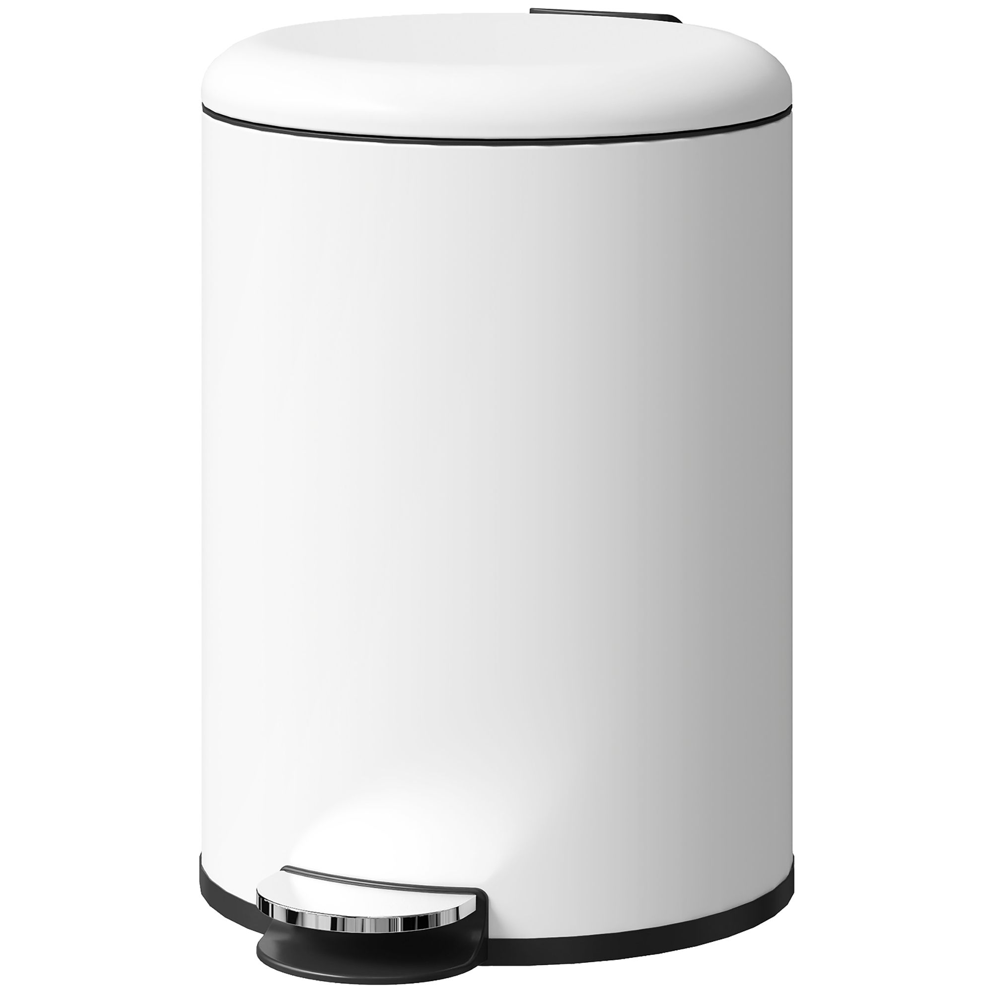 Pedaalemmer Prullenbak 20 liter met Binnenemmer - Softclose - Creme-wit