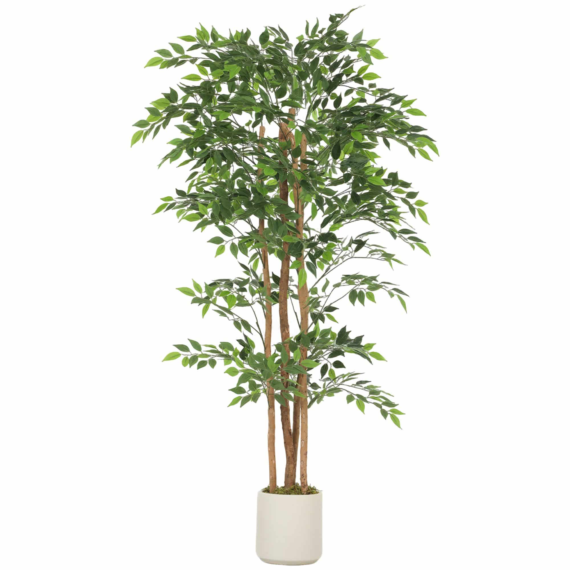 4goodz kunstplant Banyanboom met massieve stam 180 cm - Groen