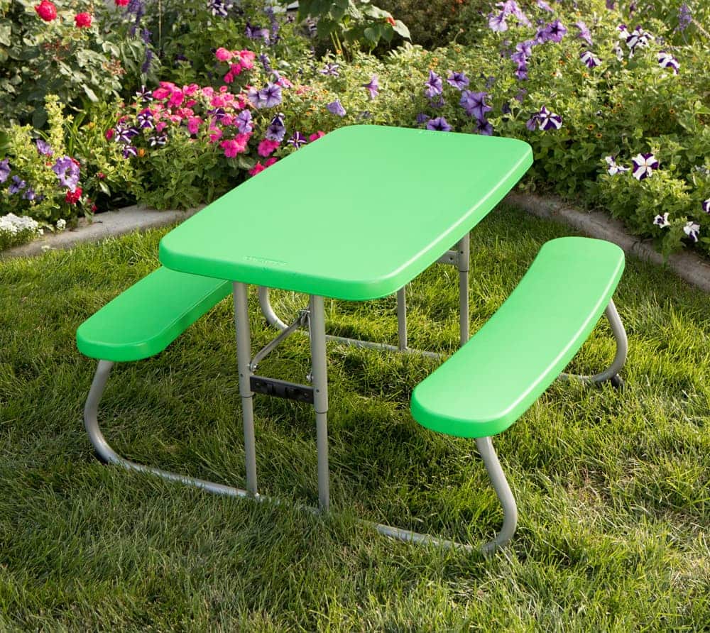 Kindertafel Lifetime Opvouwbaar - Picknickset - Groen