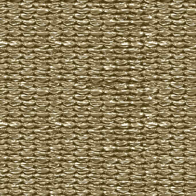 hanSe® Schaduwdoek Driehoek Gelijkbenig Waterdoorlatend 5x6x6 m Zand