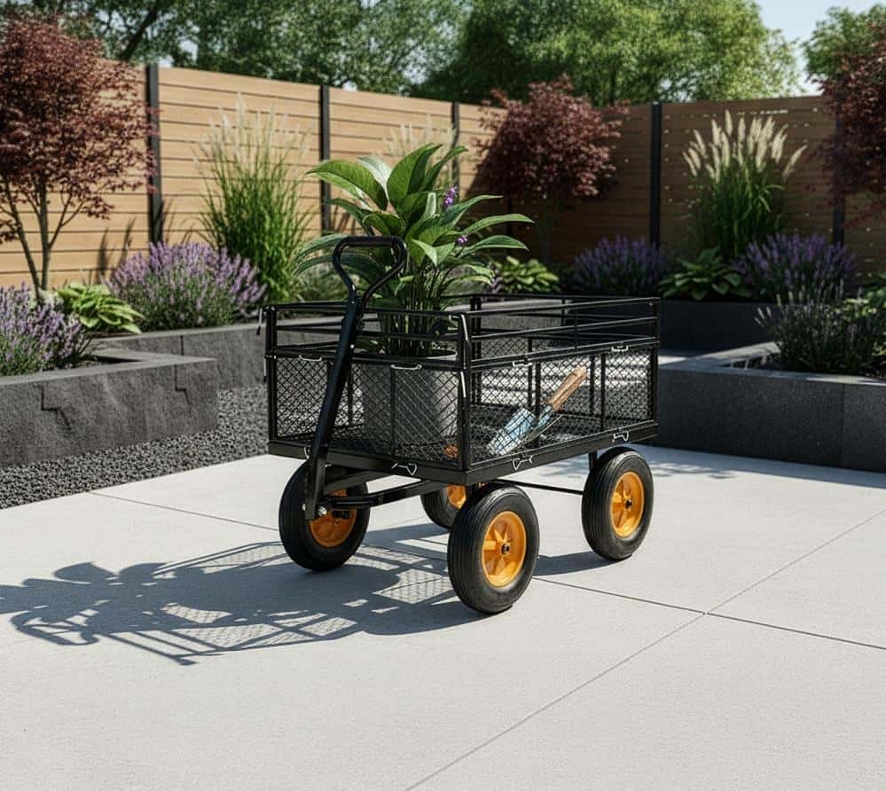 Westmann Transio - Metalen transportwagen met luchtbanden