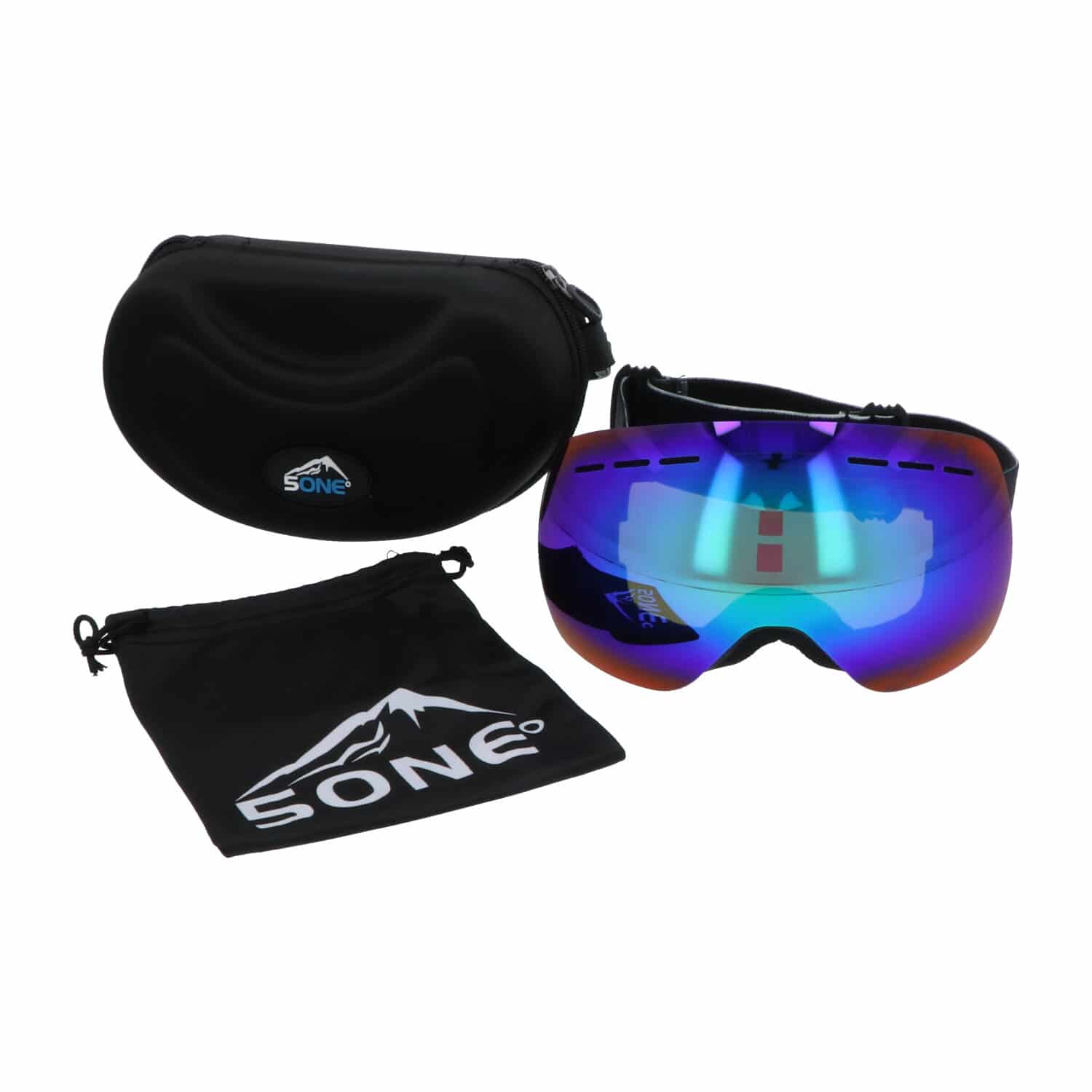 5one® Alpine 1 Gold Oil goggle / skibril - anticondens - UV protected