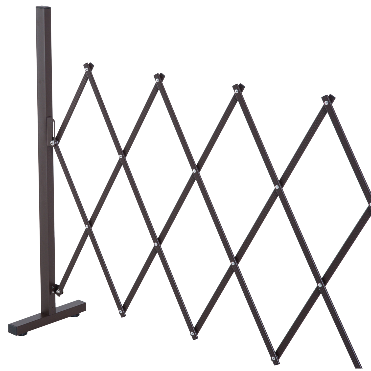 4goodz flexibel Hekwerk Uitrekbaar van 52 - 405 cm - aluminium