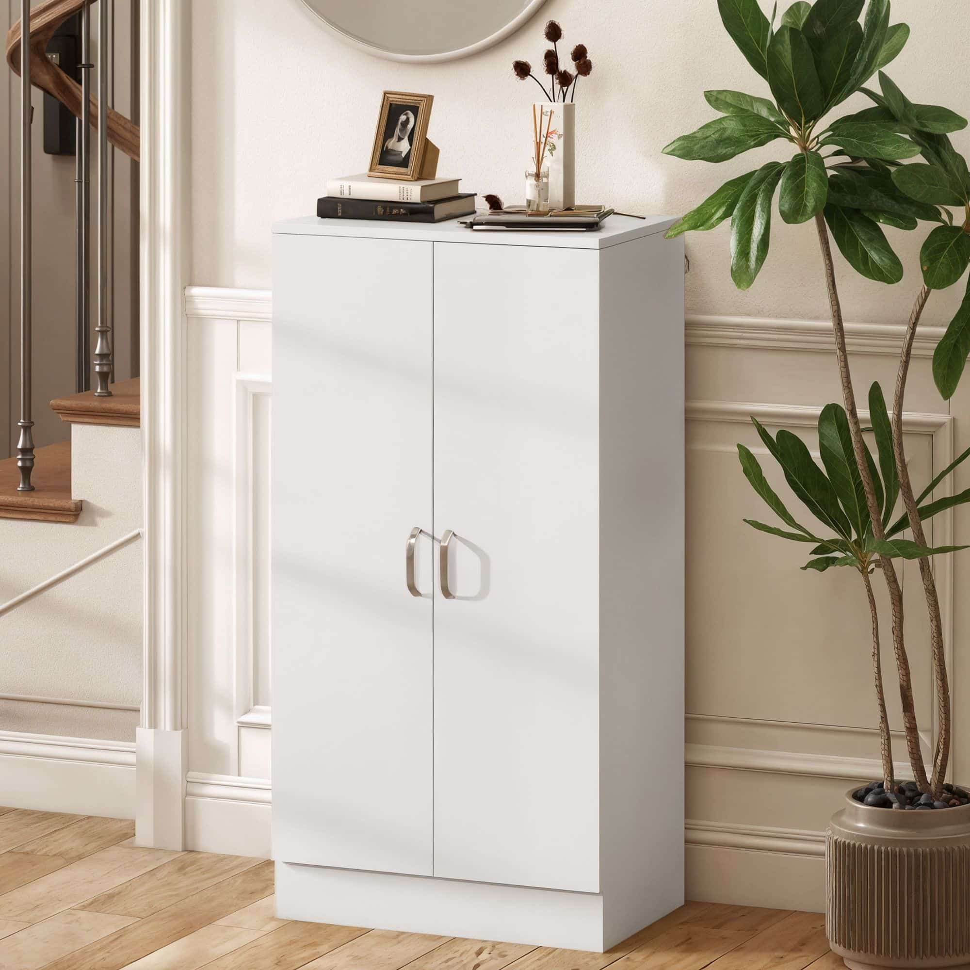 4goodz Schoenenkast voor 14 paar met Verstelbare planken - 35x55x108 cm