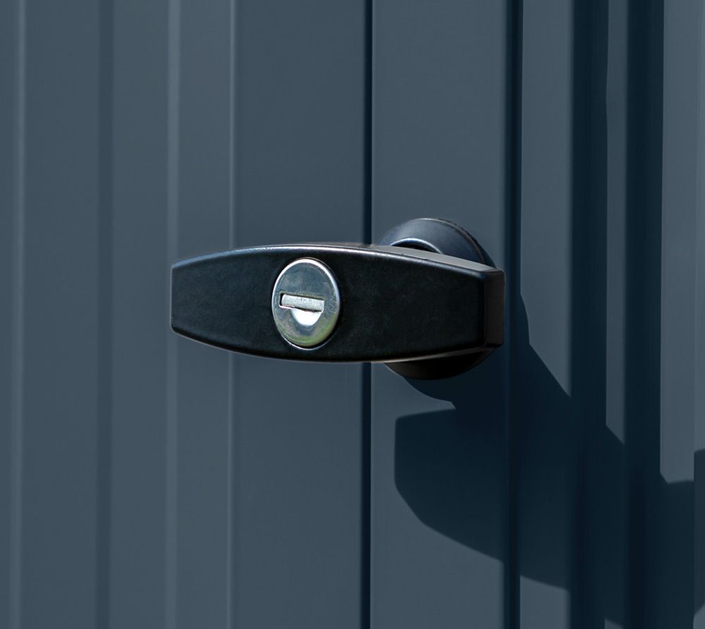 Spacemaker Gereedschapsschuur Metaal - 182x247x197 cm -Grijs Spacemaker Gereedschapsschuur Metaal - 182x247x197 cm -Grijs