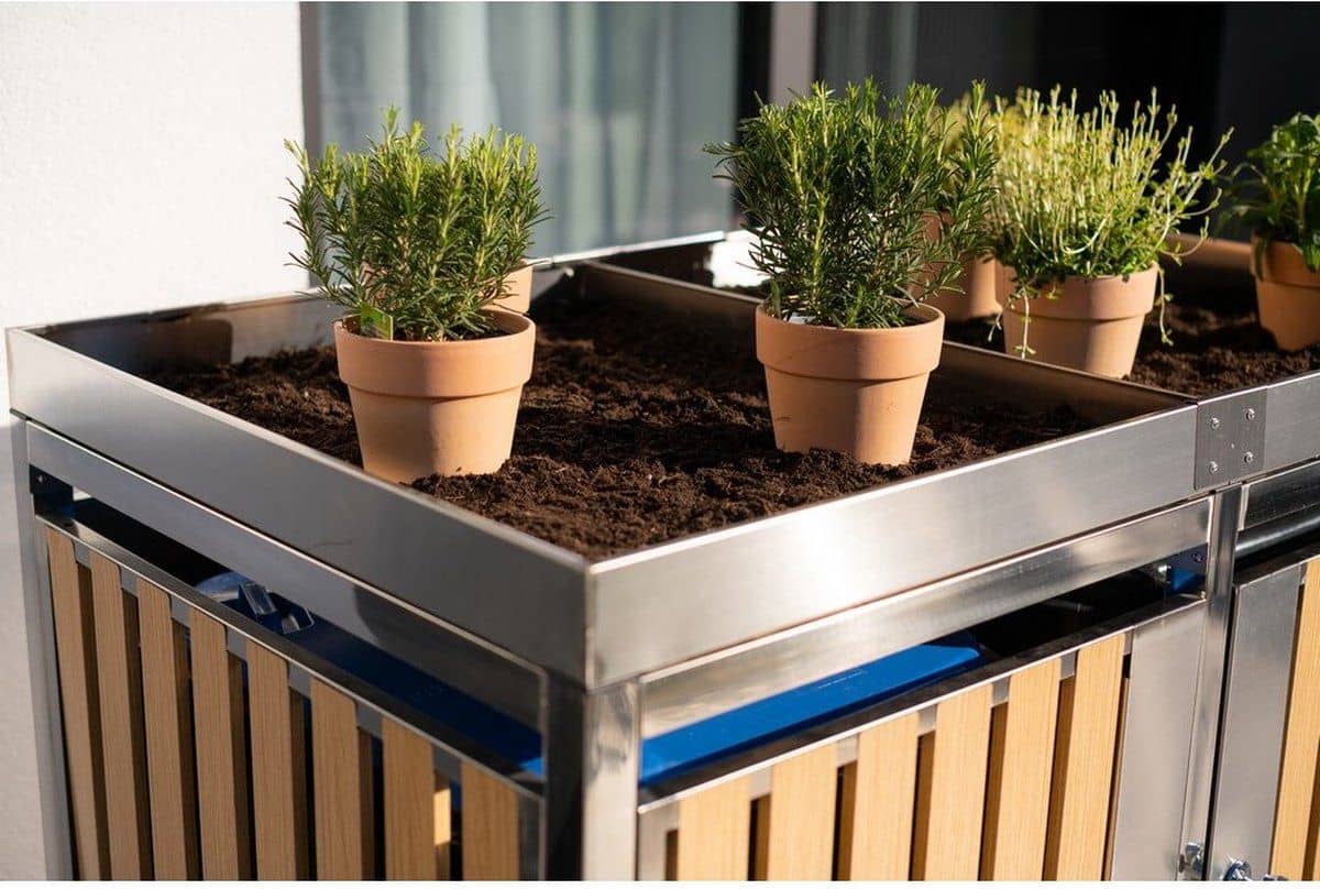 Westmann Containerombouw WMHHWTC-51 - met Bloembak - 84 x 134 x 125 cm