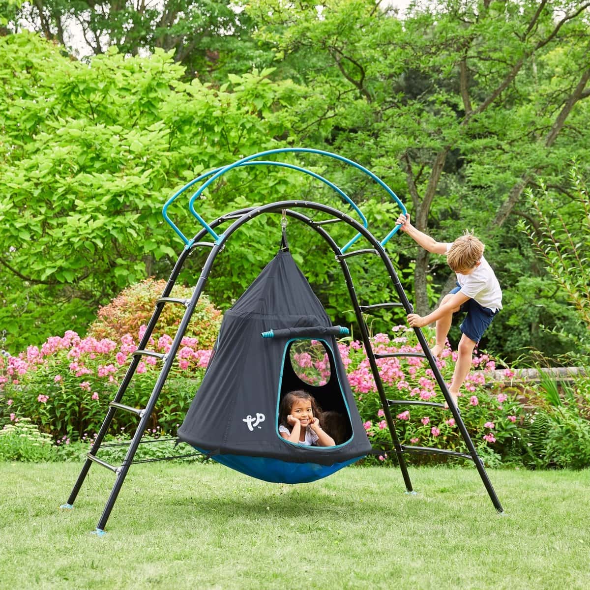 TP Toys Klimrek Staal met Hangstoel TP848 - Klimrek kinderen - Buitenspeelgoed