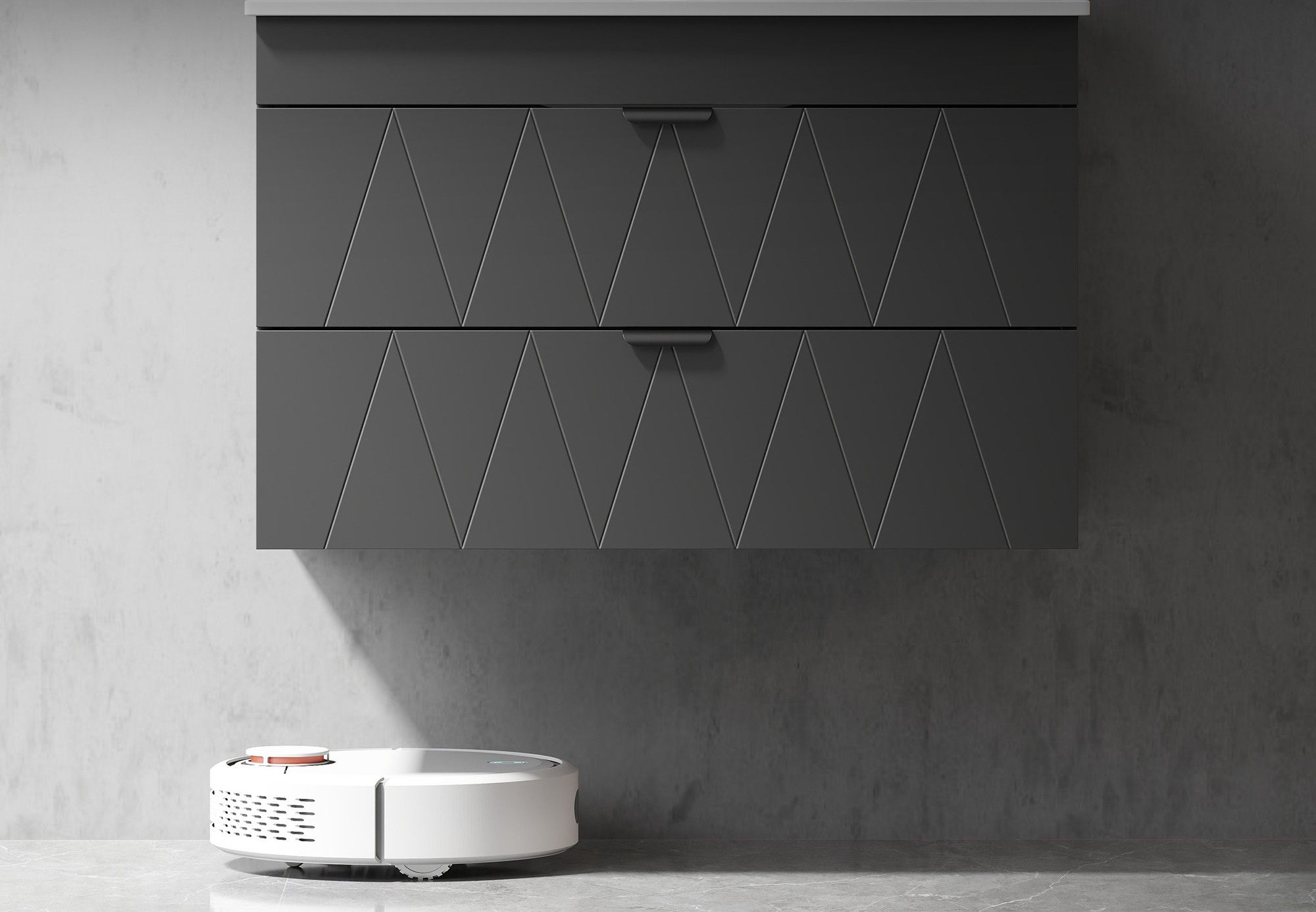 4goodz Hangende Wastafelonderkast met Wastafel Soft-Close - Zwart