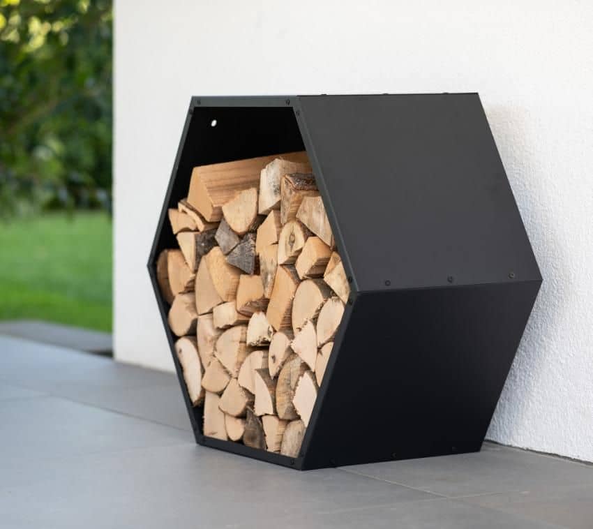 Westmann HaardHout Brandhoutrek WMLG789 - Houtopslag binnen - Zwart Westmann HaardHout Brandhoutrek WMLG789 - Houtopslag binnen - Zwart